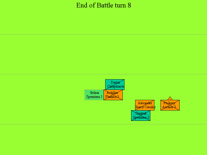 Start of battle turn 9